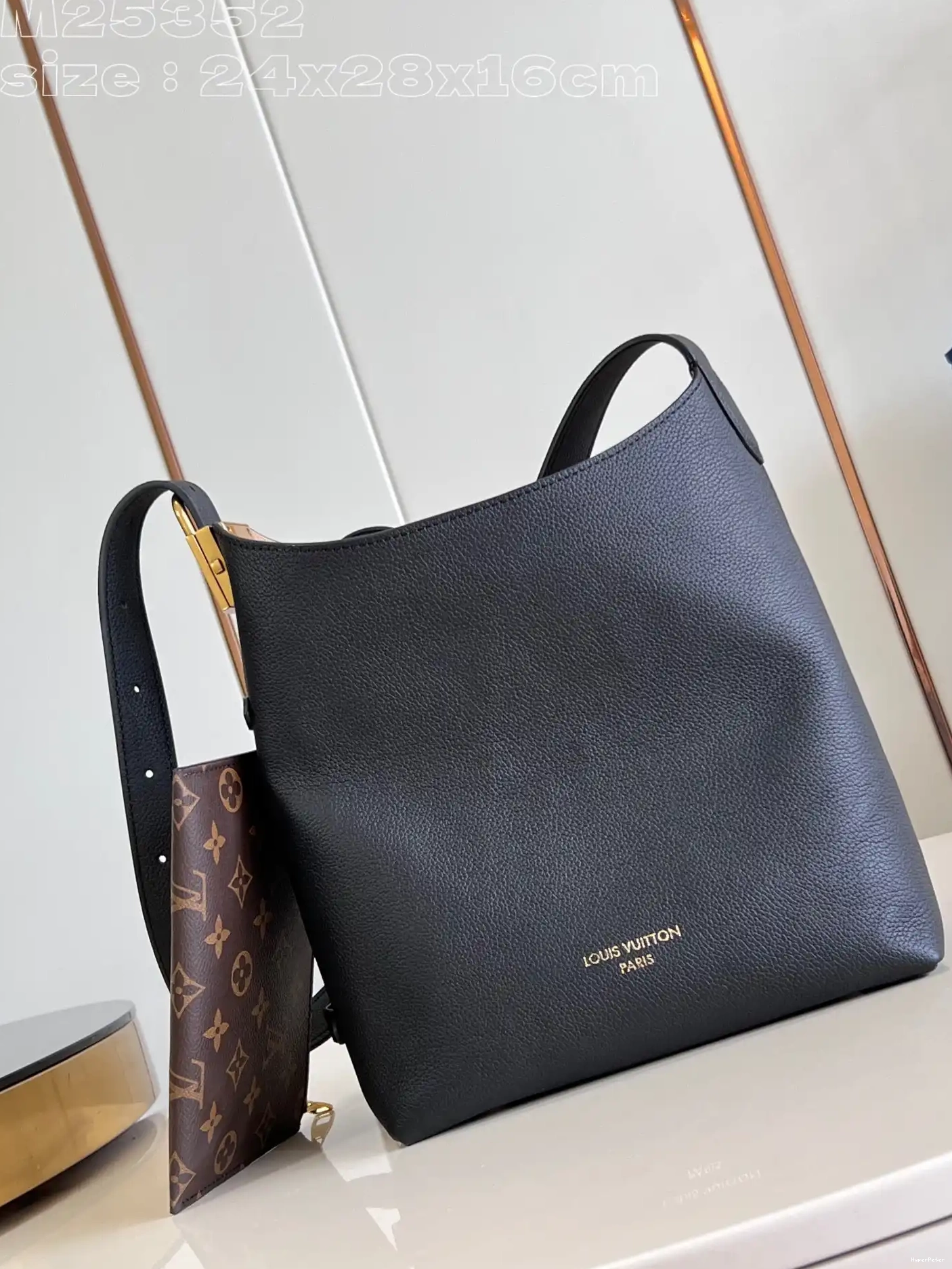 Key Jh-24*28*16CM VUITTON Low LOUIS Hobo 0621
